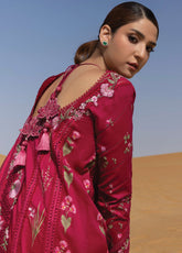 Flow by Crimson Embroidered Lawn Suits Unstitched 3 Piece - CSS25FL 9A ONCE UPON A FLOWER